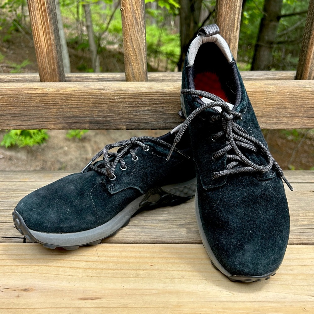 Merrell Jungle Lace Trail Hiking Shoes, Black Suede women’s 10